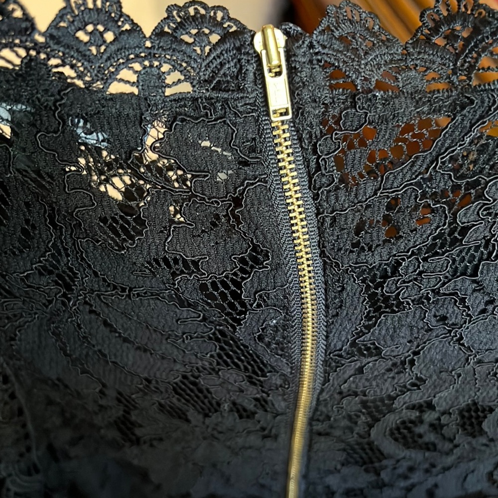 JUNIOR Black Top Lace Dress From JUMP APPAREL- Size: 11/12 - Picture 7 of 16